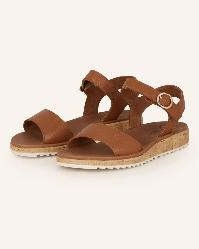 paul green Sandalen braun Braun