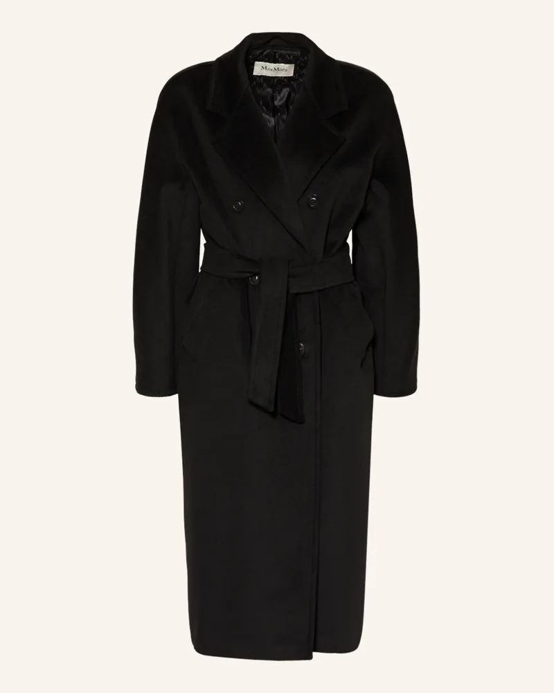 Max Mara Wollmantel Madame schwarz Schwarz