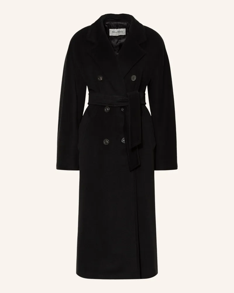Max Mara Wollmantel Madame schwarz Schwarz