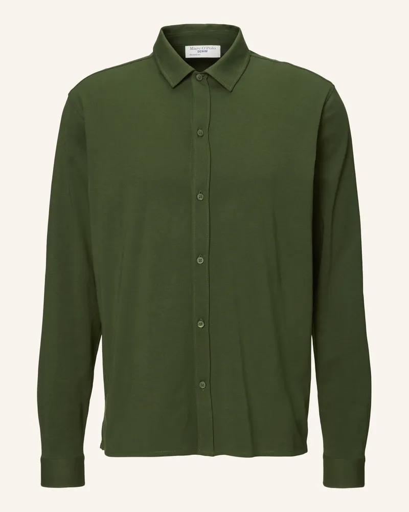Marc O'Polo Jerseyhemd Dunkelgrün