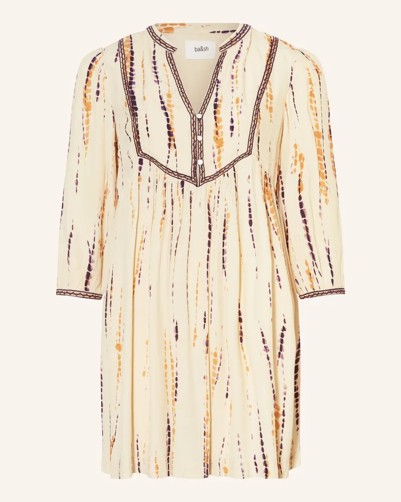 ba&sh Kleid ISABELLA mit 3/4-Arm Creme