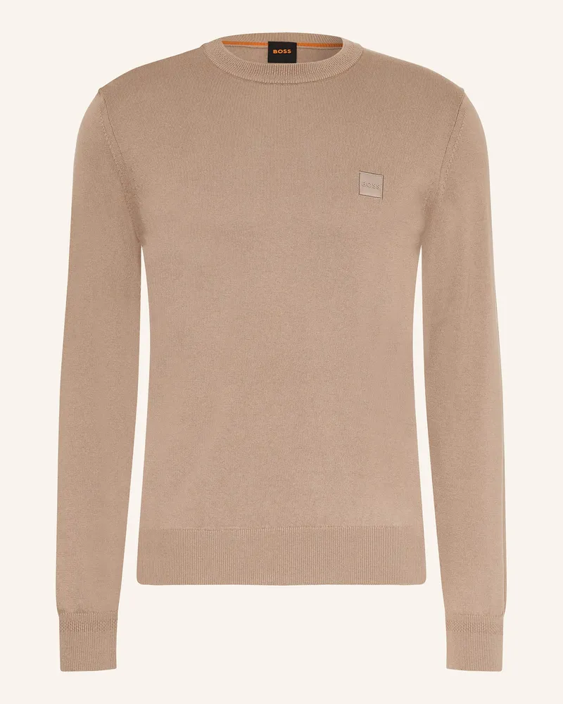 HUGO BOSS Pullover KANOVANO Hellbraun
