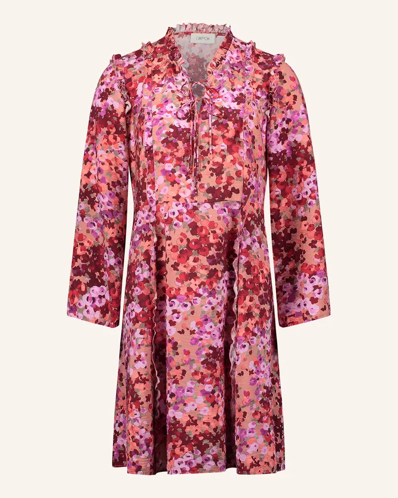 Cartoon Kleid Mit Volants rot Rot