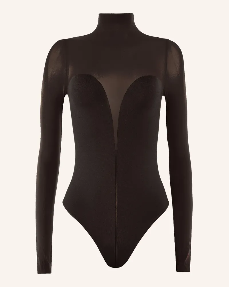 Wolford Body BUSTIER BODY Dunkelbraun