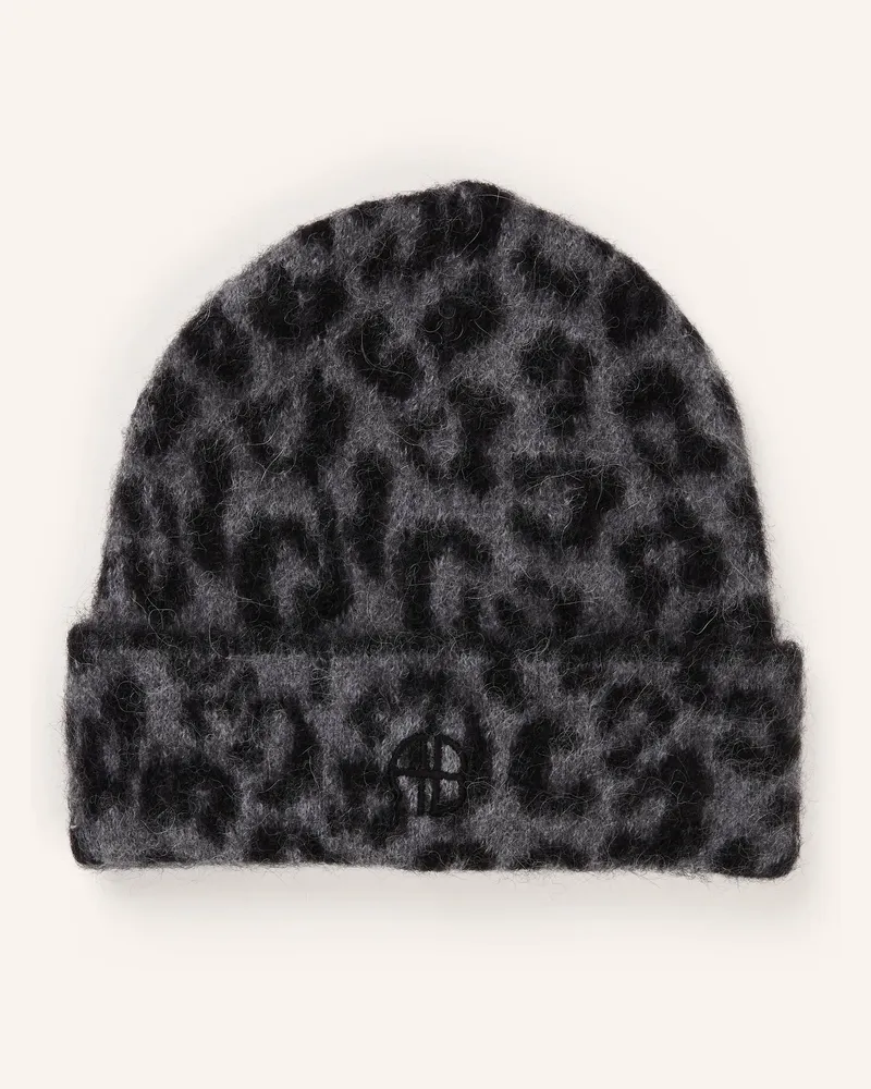 Anine Bing Mütze Elia Mit Alpaka grau Grau