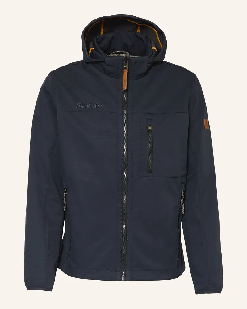Camel Active Softshell-Jacke Mit Abnehmbarer Kapuze blau Dunkelblau
