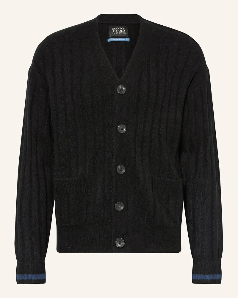Scotch&Soda Strickjacke Dunkelgrau