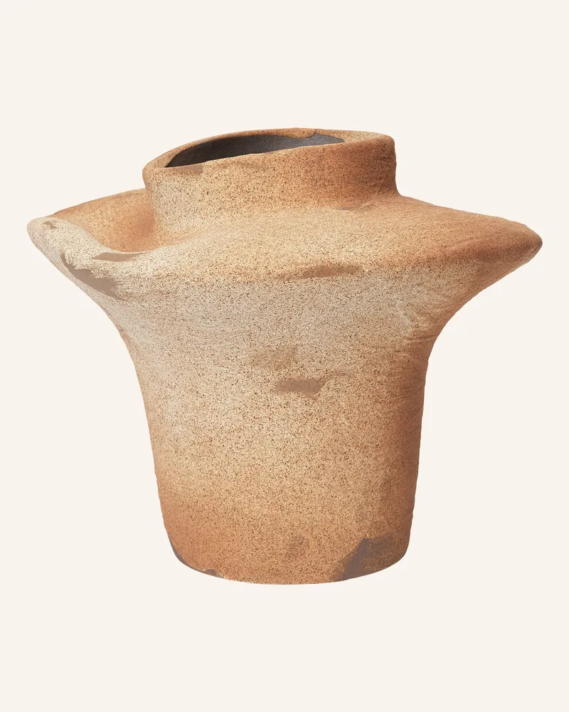 ferm LIVING Vase Evio orange Cognac