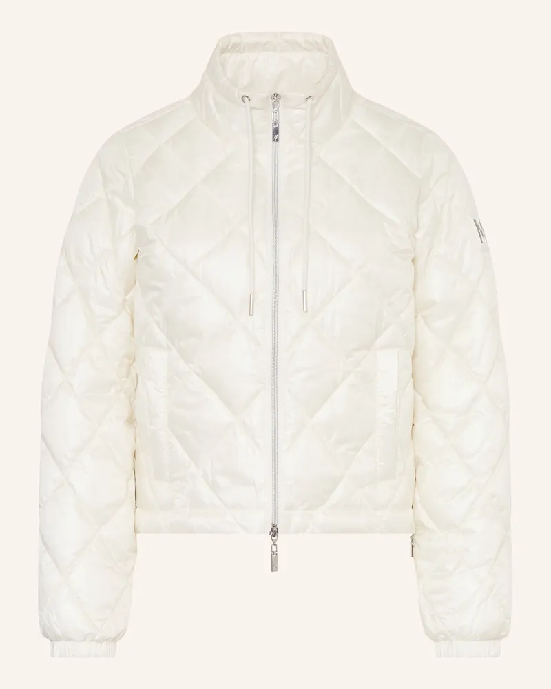 monari Steppjacke Mit Schmucksteinen weiss Creme