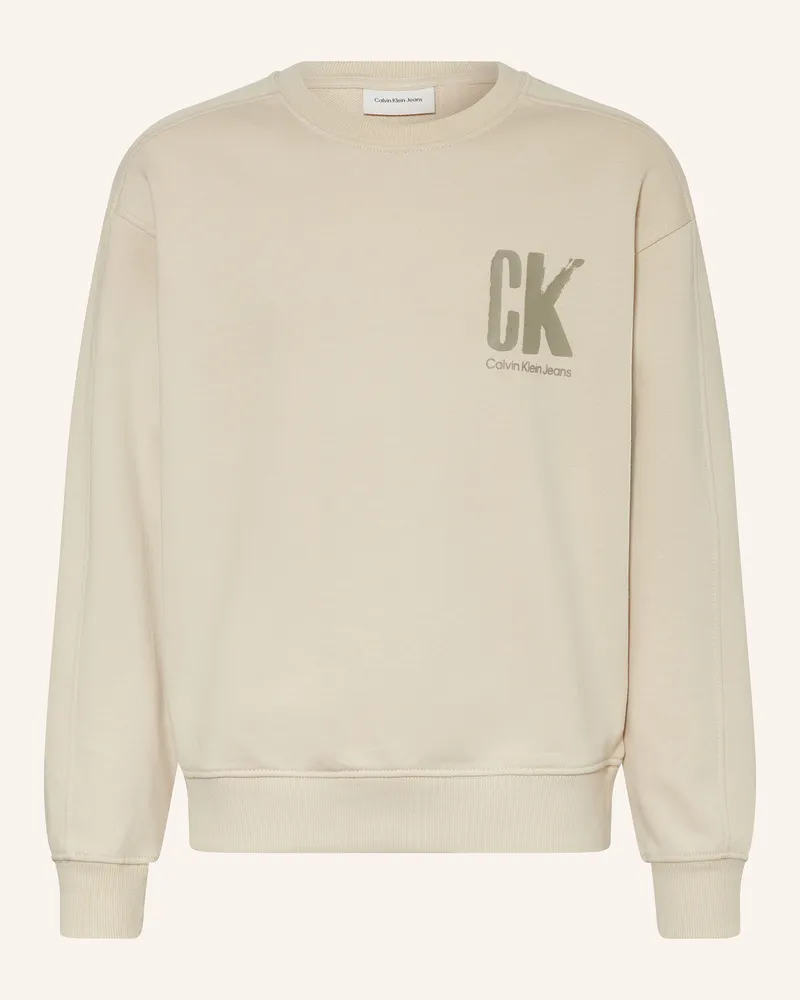 Calvin Klein Sweatshirt Hellbraun