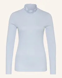 ZAíDA Longsleeve mit Rüschen Blau