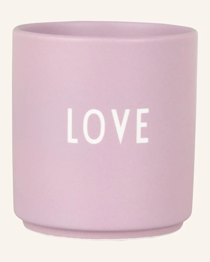 DESIGN LETTERS Becher Love lila Helllila
