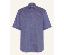 Eterna Kurzarm-Hemd Comfort Fit Blau