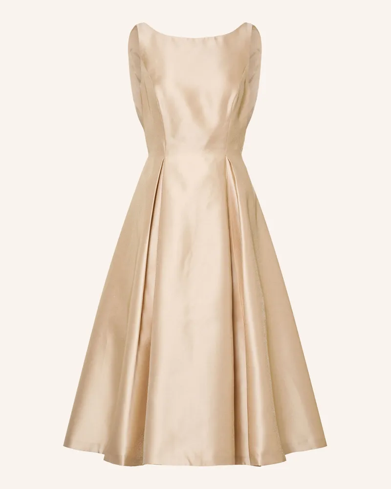 Adrianna Papell Satinkleid beige Ecru