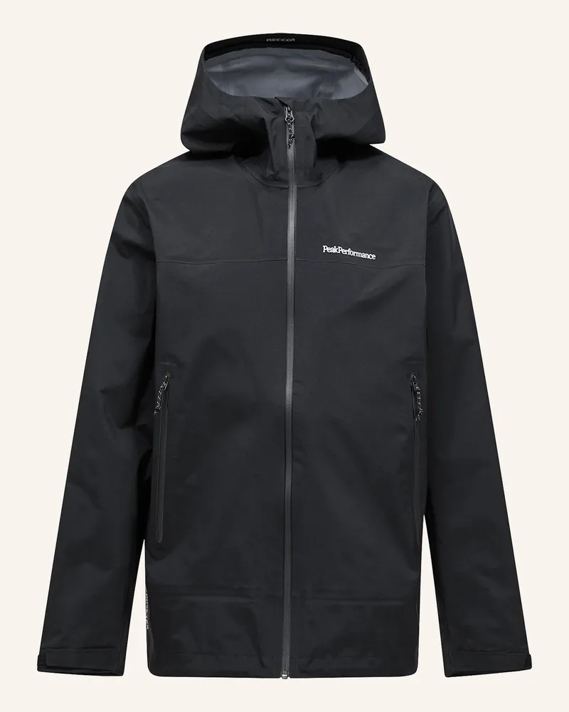 Peak Performance Funktionsjacke Treeline Gore-Tex 3l schwarz Schwarz