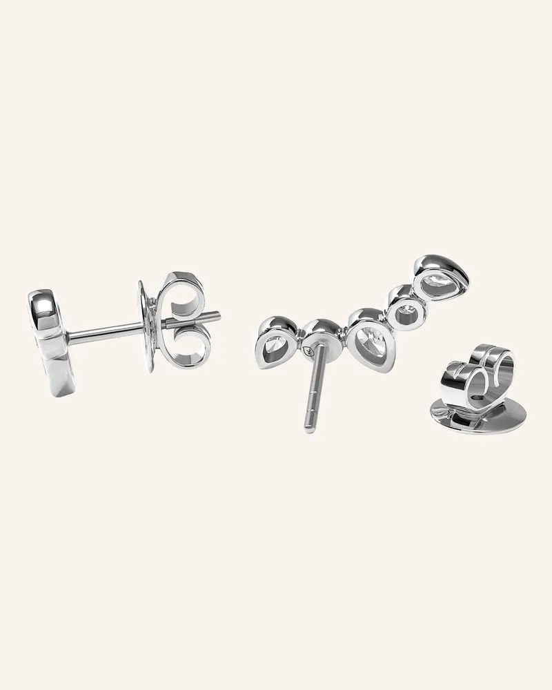 TAMARA COMOLLI Ohrstecker OHRSTECKER GYPSY CRAWLER CLASSIC 18K Weißgold Weissgold