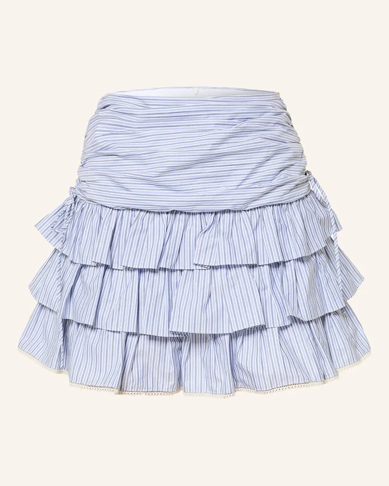 Sandro Rock Mit Rüschen blau Hellblau