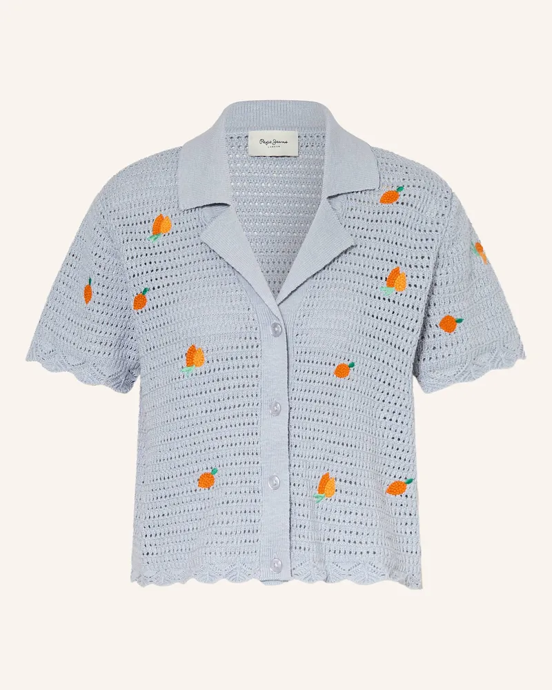 Pepe Jeans Strickshirt OLAYA Hellblau