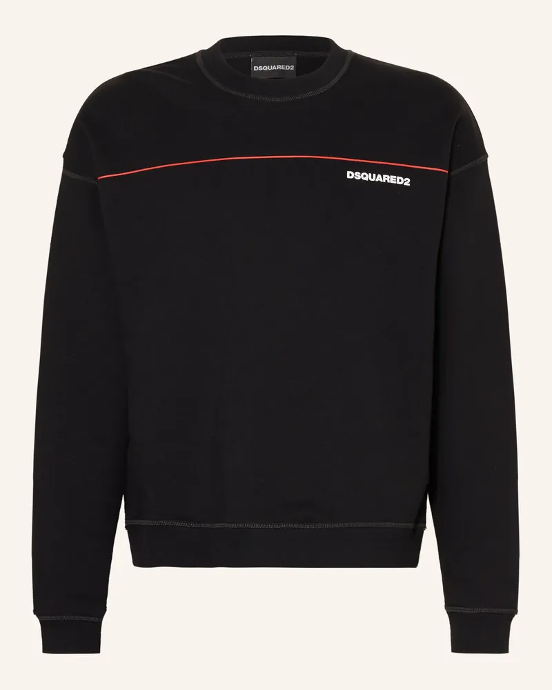 Dsquared2 Sweatshirt schwarz Schwarz