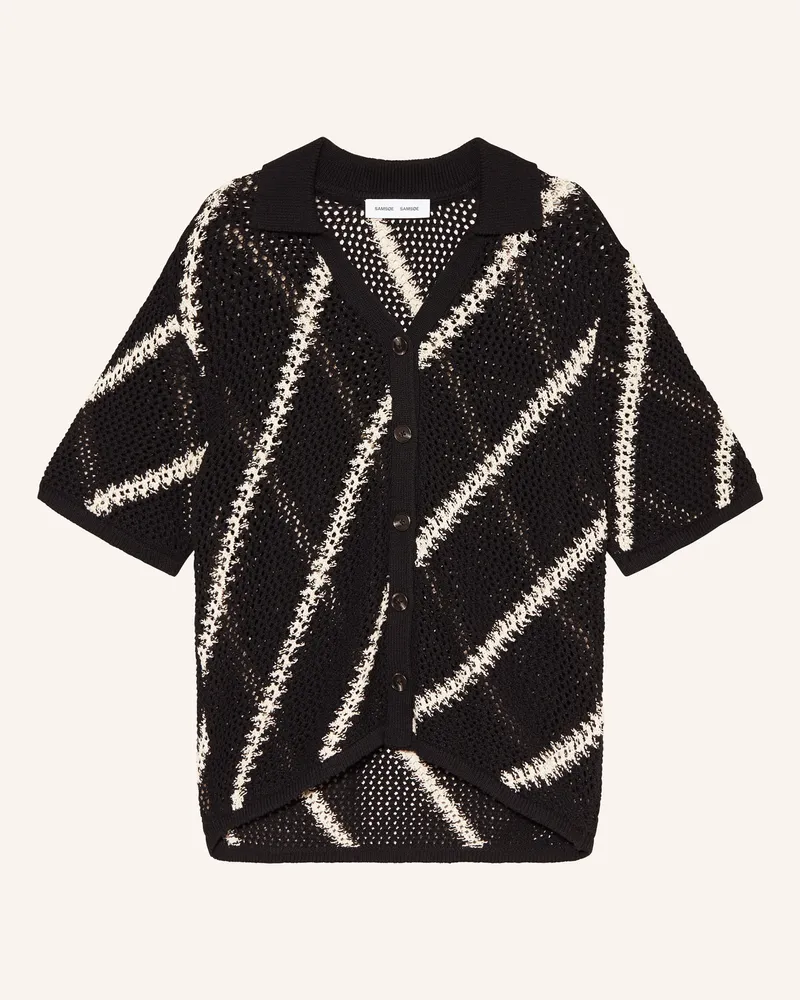 Samsøe & Samsøe Strickjacke SAISHA Schwarz