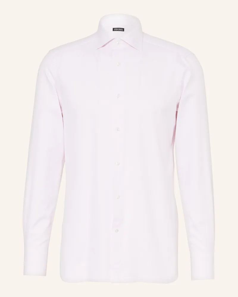 Ermenegildo Zegna Hemd Slim Fit Hellrosa
