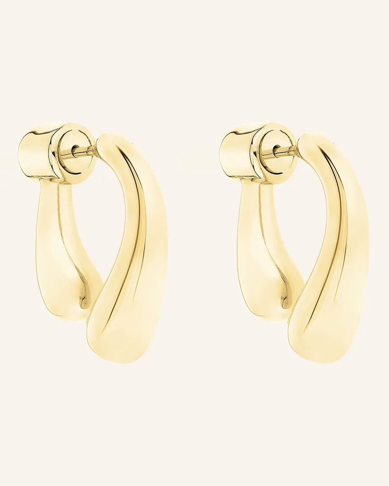 Liebeskind Creolen  aus  Edelstahl Gold