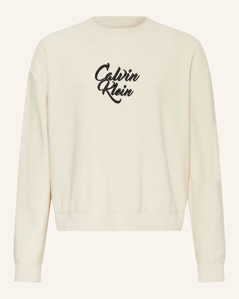 Calvin Klein Pullover grau Ecru