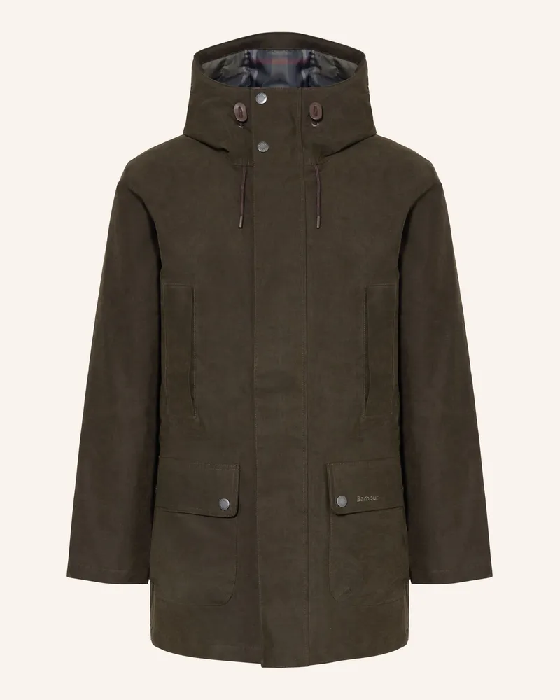Barbour Fieldjacket gruen Khaki