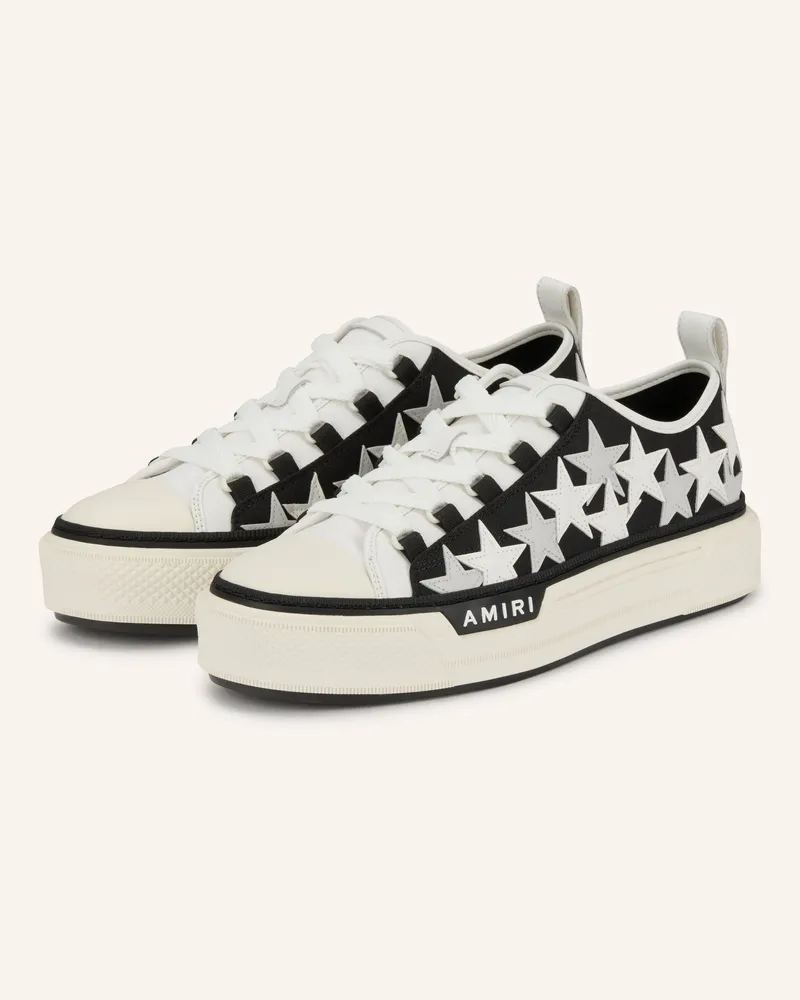 Amiri Sneaker STARS COURT LOW Schwarz