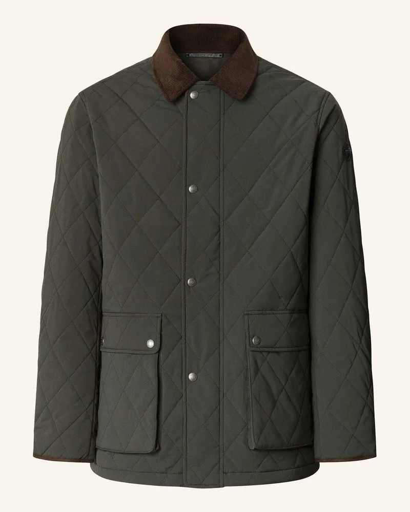Hackett Fieldjacket Quilted Jkt gruen Dunkelgrün