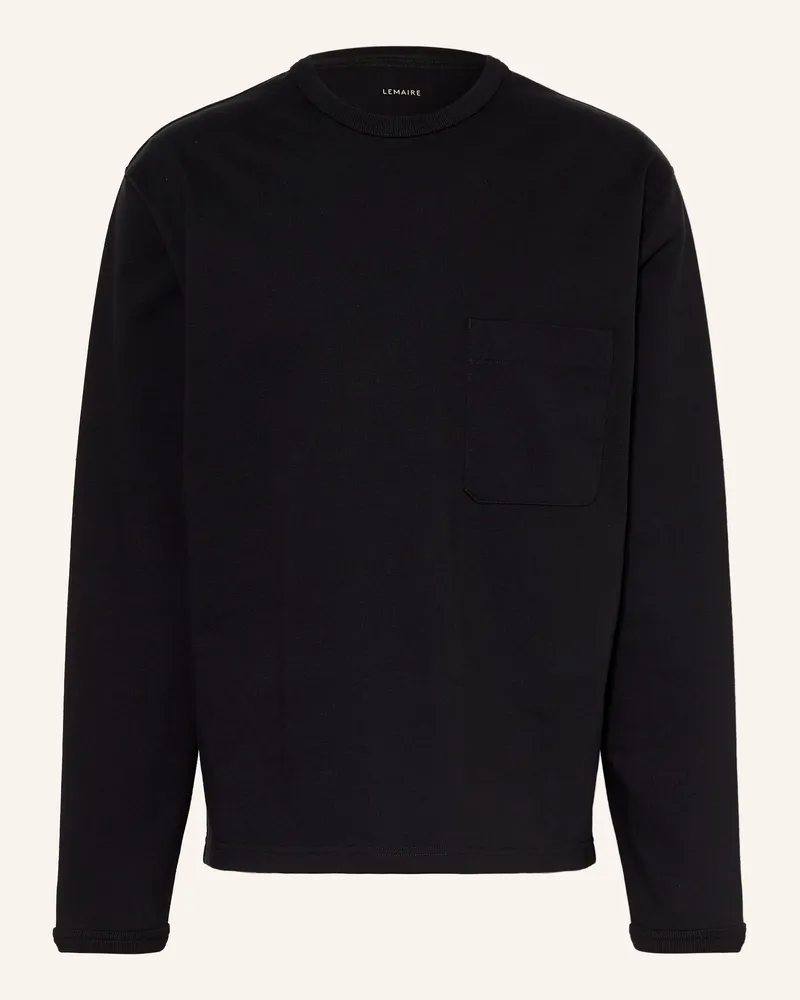 Christophe Lemaire Longsleeve schwarz Schwarz