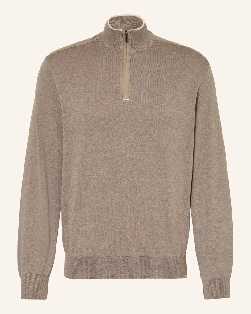 Paul & Shark Troyer mit Seide Braun