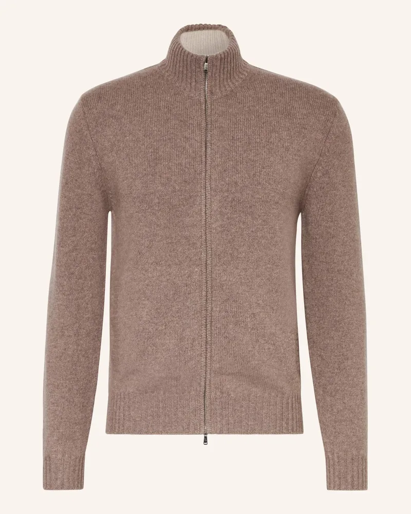 FIORONI Strickjacke aus Cashmere Taupe