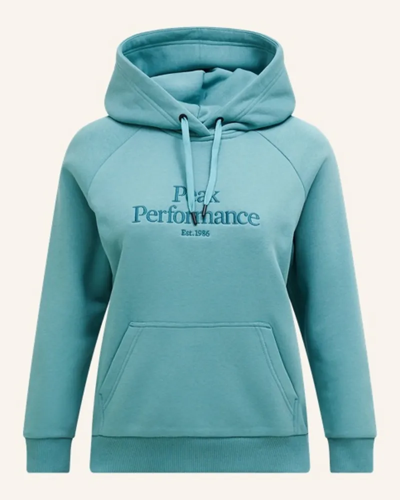Peak Performance Hoody ORIGINAL HOOD Blau