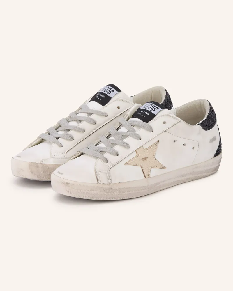 Golden Goose Sneaker Super-Star weiss Weiss