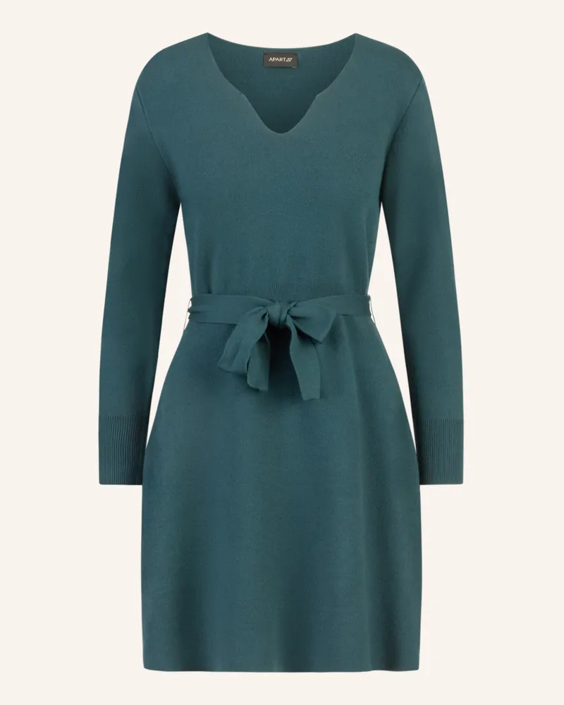 Apart Strickkleid Dunkelgrün