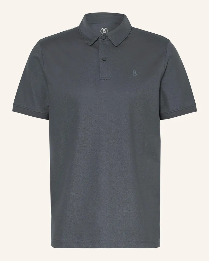 Bogner Piqué-Poloshirt TIMO Regular Fit Dunkelgrau