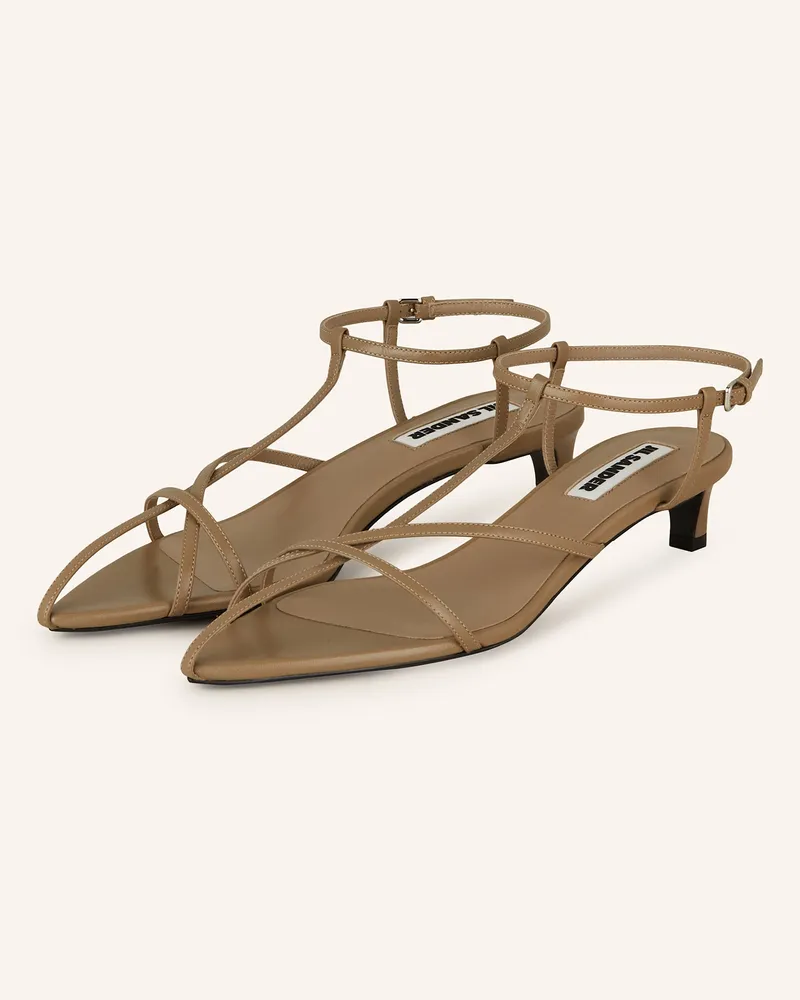 Jil Sander Sandalen Creme