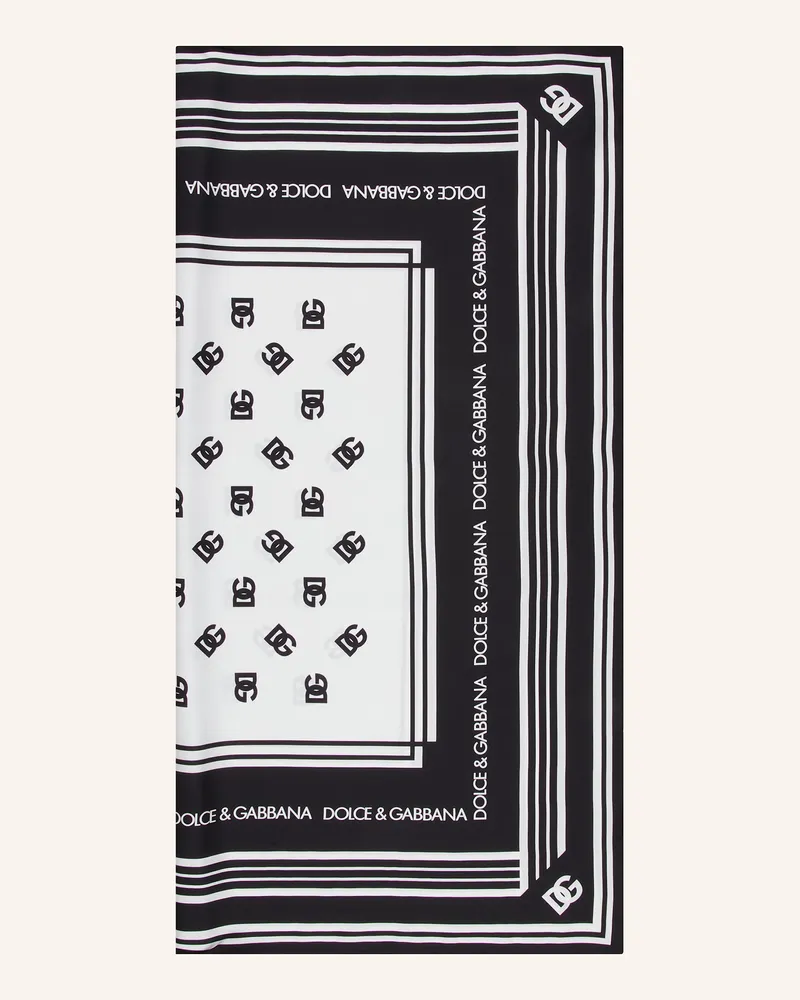 Dolce & Gabbana Seidentuch Schwarz