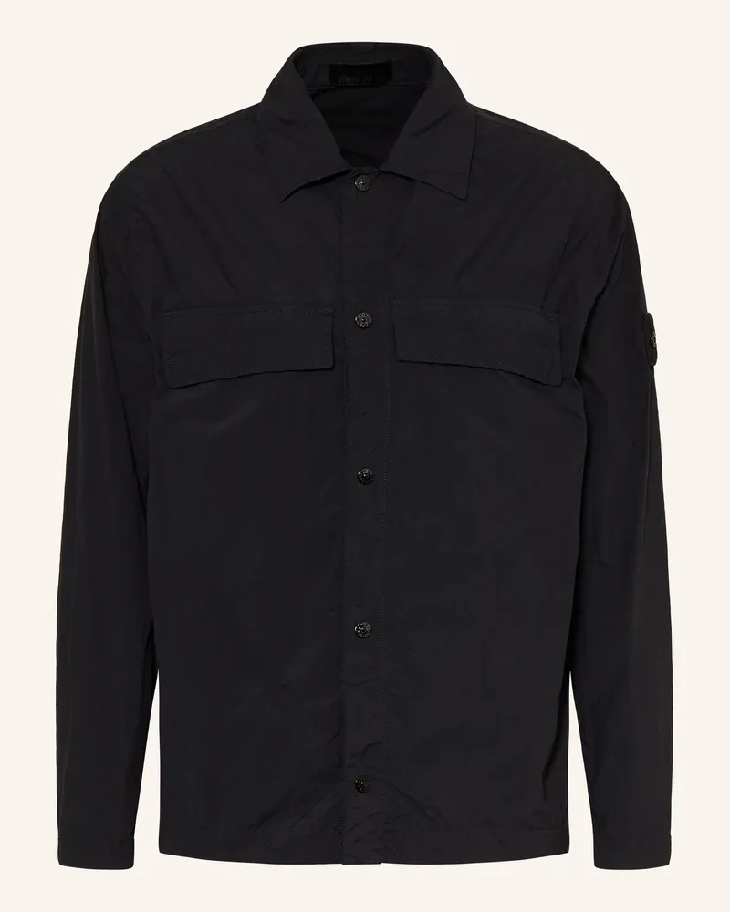 Stone Island Overjacket Ghost schwarz Schwarz