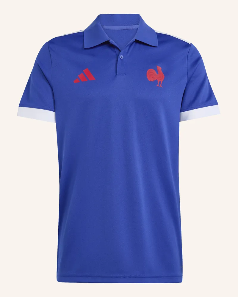 adidas FRANKREICH RUGBY HOME REPLICA FAN-POLOSHIRT Blau