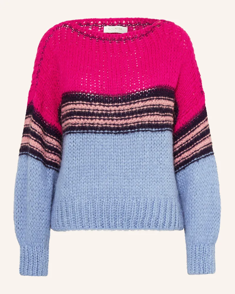 CATNOIR Pullover mit Alpaka und Glitzergarn Pink