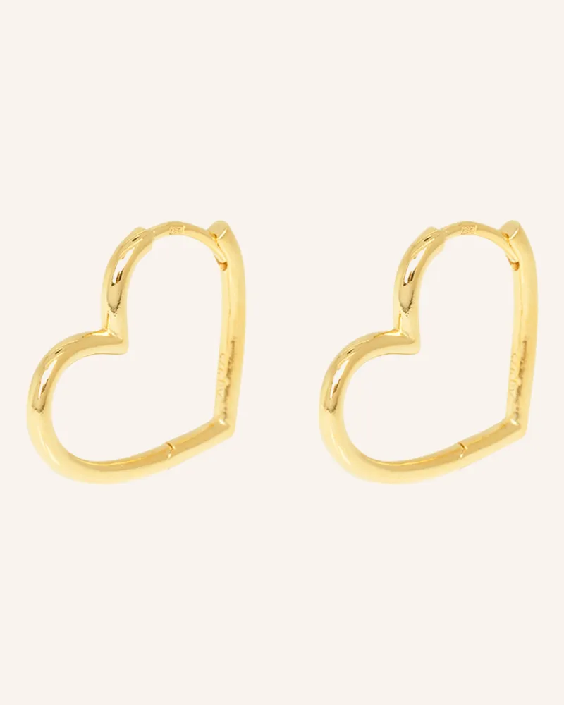 Ariane Ernst Ohrringe I LOVE YOU NO.3 Gold