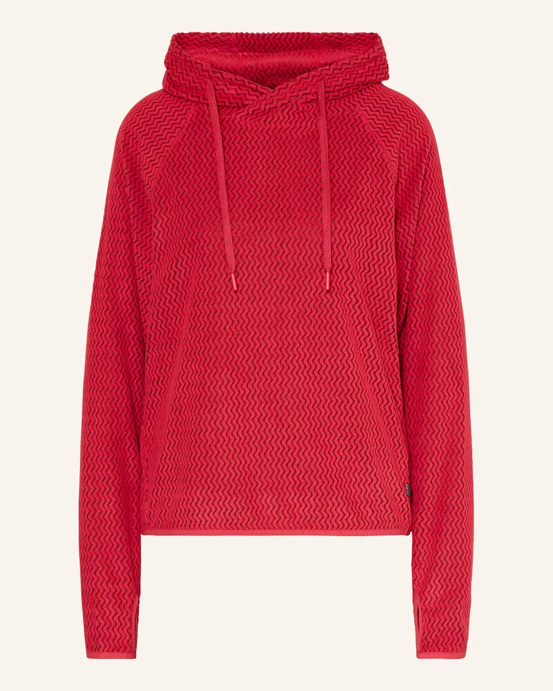 me°ru' Fleece-Hoodie CALAIS Rot