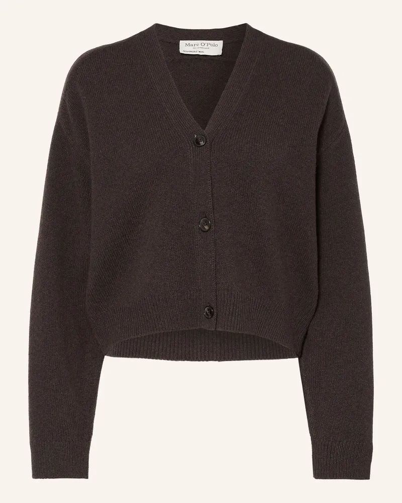Marc O'Polo Strickjacke braun Dunkelbraun