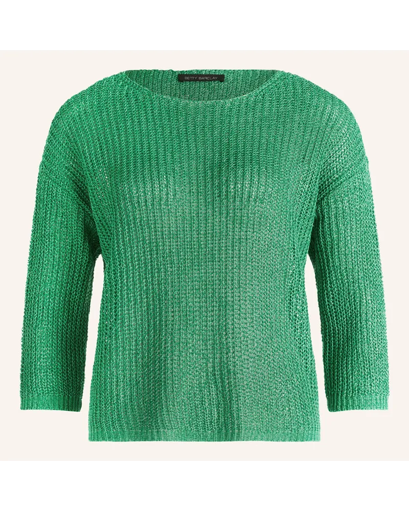 Betty Barclay Pullover mit 3/4-Arm Gruen