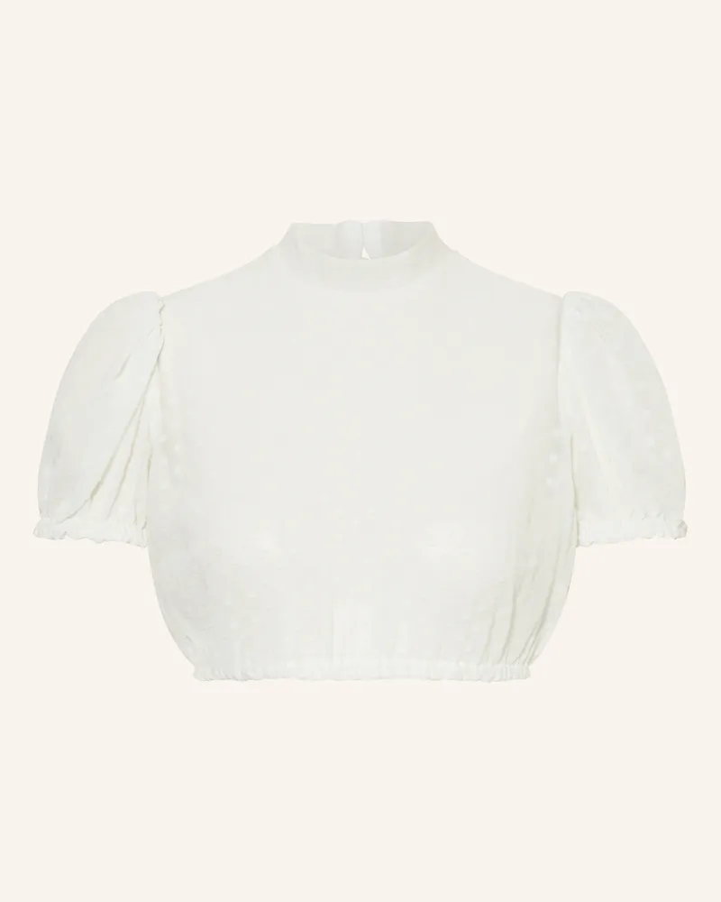 KINGA MATHE Dirndlbluse Leni weiss Weiss