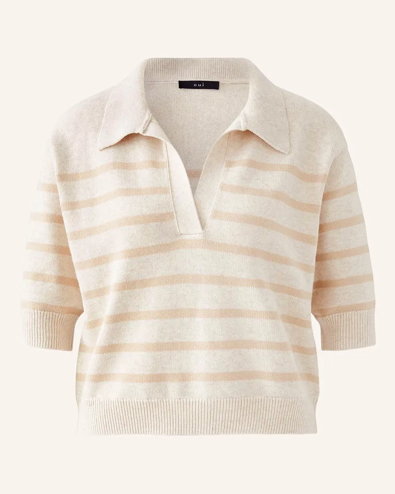 Oui  Strickshirt Creme