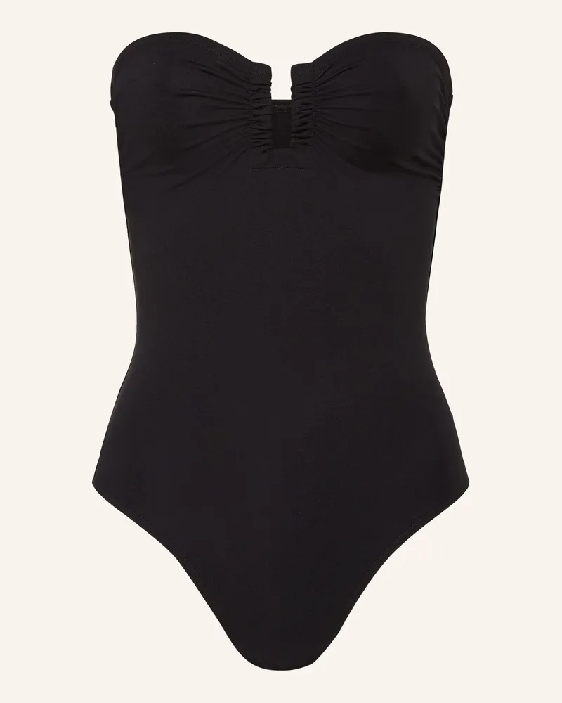 Eres Bandeau-Badeanzug Cassiopée schwarz Schwarz