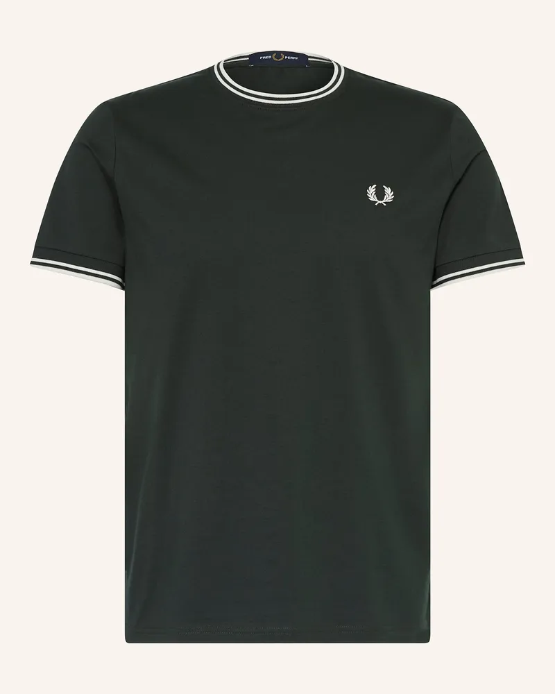 Fred Perry T-Shirt Dunkelgrün